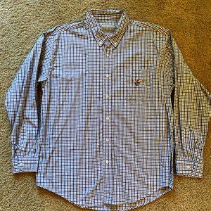 Kansas Jayhawks Men's Long Sleeve Button Down XL